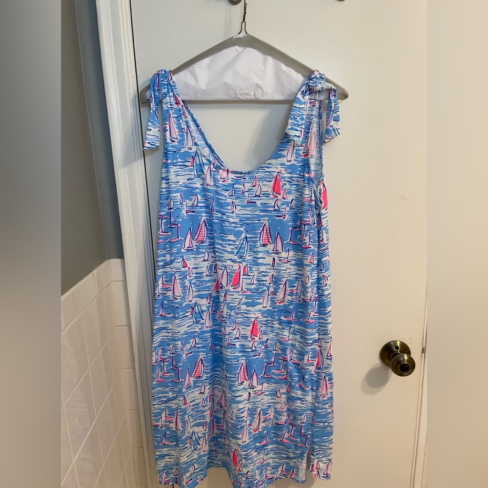 Lilly Pulitzer Sailboat Sleeveless Dress